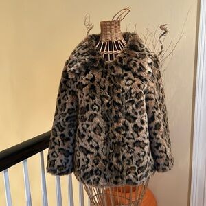 Juicy Couture 🔥Sale🔥leopard faux jacket